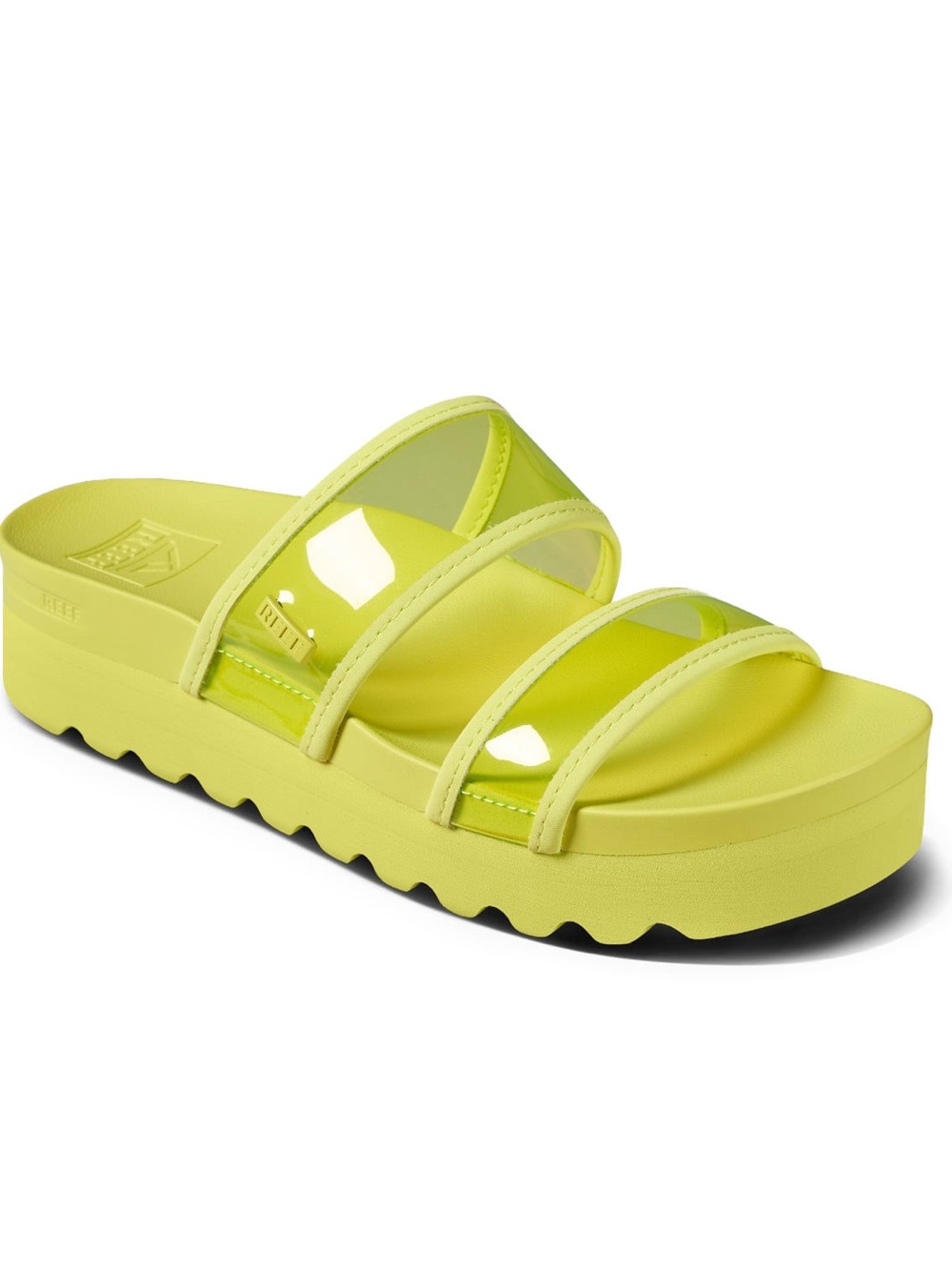 Reef Vista High Energy Platform Slides in Citron Women’s Size 7